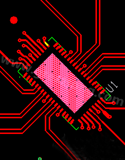 一個使用0.5mm pitch QFN封裝的典型的1.6mm 板厚的6層板PCB設(shè)計(jì)-深圳宏力捷