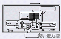 圖2：升壓電路的PCB設(shè)計示例。