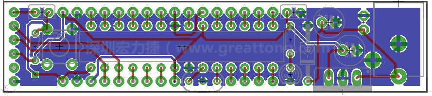 以上就是布線的所有步驟了。接下來就只剩下絲?。╯ilk-screen）、建立Gerber檔跟drill檔和送去印刷電路板廠制作的步驟。