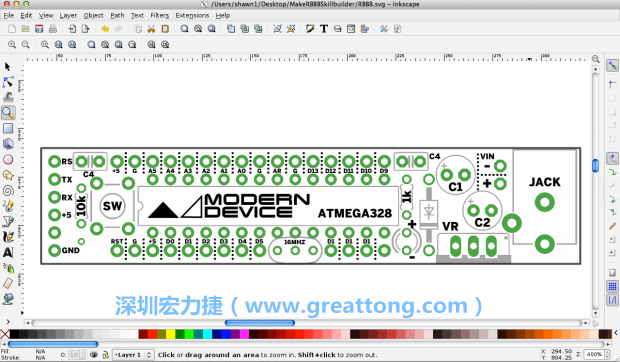 既然你有一個以電路板為背景的清晰影像了，使用向量工具將要絲印的圖像畫在上面吧，下面有一個例子。